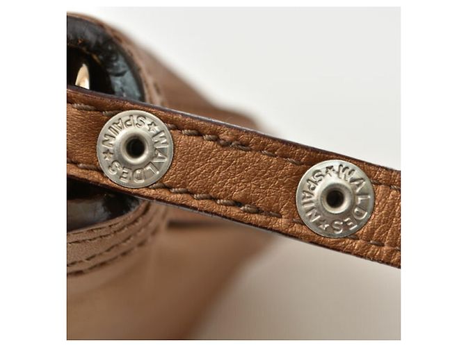 Borsa Loewe Fiesta in pelle bronzo - vista 10