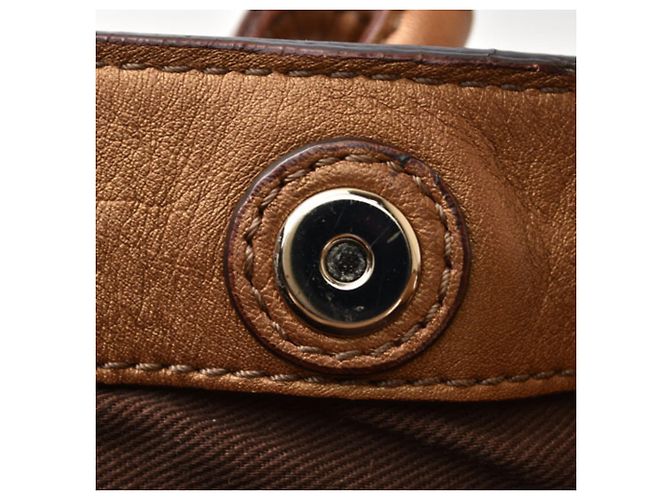Borsa Loewe Fiesta in pelle bronzo - vista 12