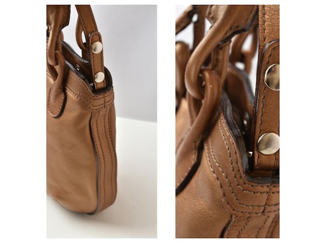 Borsa Loewe Fiesta in pelle bronzo - vista 4