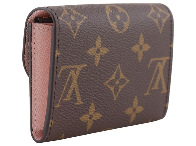 Monedero Louis Vuitton Portemonnaie Rosary Castaño Monograma - vista 3
