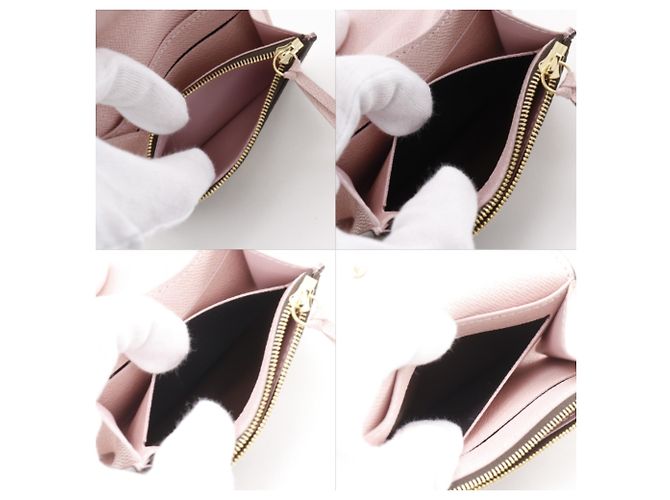 Monedero Louis Vuitton Portemonnaie Rosary Castaño Monograma - vista 8
