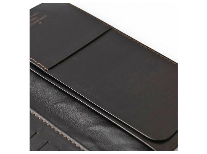 Portafoglio lungo bi-fold Louis Vuitton in Coffee/Dark Brown Marrone Marrone scuro - vista 12