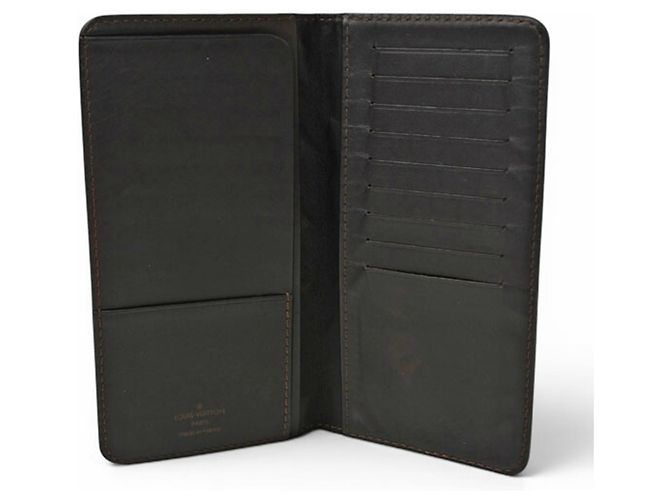 Portafoglio lungo bi-fold Louis Vuitton in Coffee/Dark Brown Marrone Marrone scuro - vista 9
