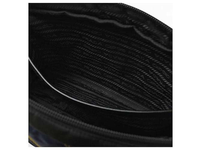 Clutch Prada in Navy Black Nero - vista 12