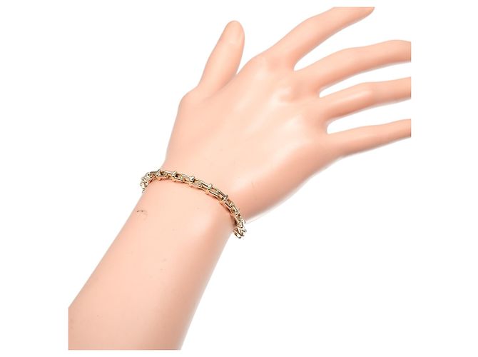 Tiffany T Bracciale T Narrow Charm di Tiffany & Co. in oro rosa 18K - vista 2