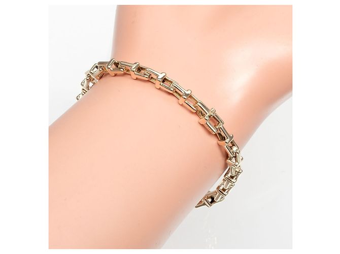 Tiffany T Bracciale T Narrow Charm di Tiffany & Co. in oro rosa 18K - vista 3