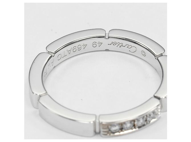 Anello Maillon Panthère in oro bianco 18K Cartier - vista 5