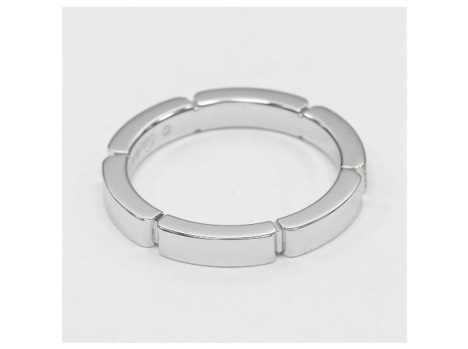 Anello Maillon Panthère in oro bianco 18K Cartier - vista 7