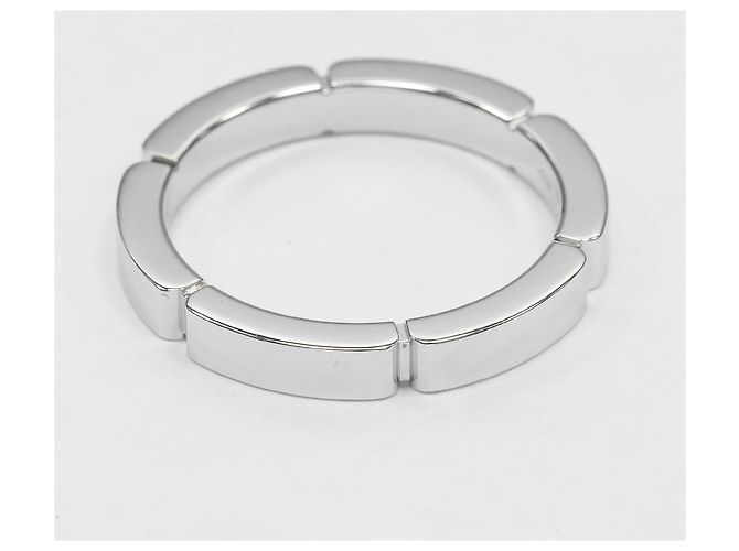 Anello Maillon Panthère in oro bianco 18K Cartier - vista 8