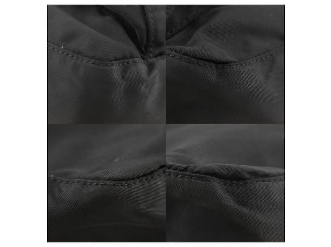 Prada Nylon Schultertasche Schwarz - Ansicht 4