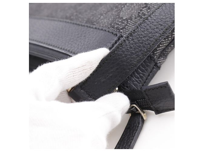 Borsa a Spalla Gucci GG Canvas Nera Nero - vista 11