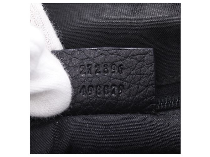 Borsa a Spalla Gucci GG Canvas Nera Nero - vista 19