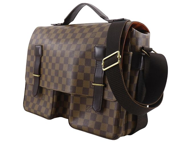 Borsa a Spalla Louis Vuitton Broadway N42270 Marrone - vista 2