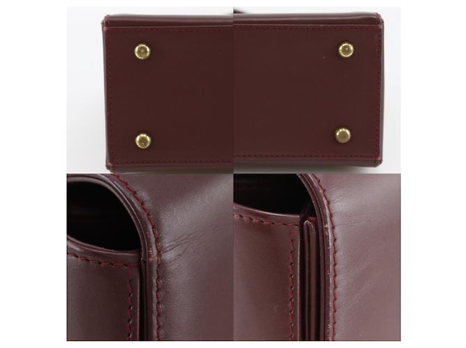Borsa Cartier Must Line Rosso Bordò - vista 13