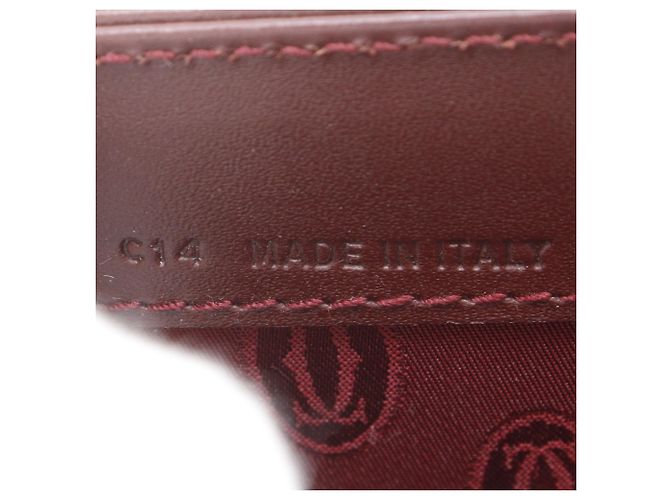 Borsa Cartier Must Line Rosso Bordò - vista 20
