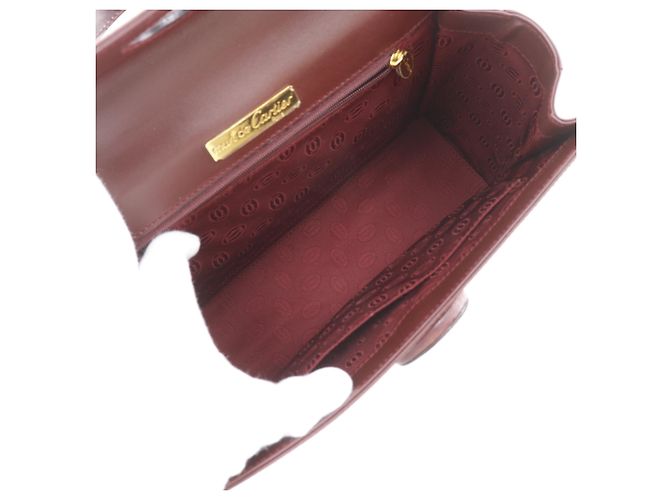 Borsa Cartier Must Line Rosso Bordò - vista 6