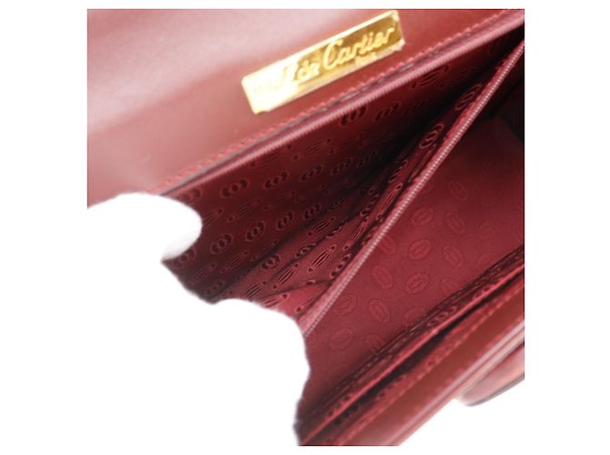Borsa Cartier Must Line Rosso Bordò - vista 7