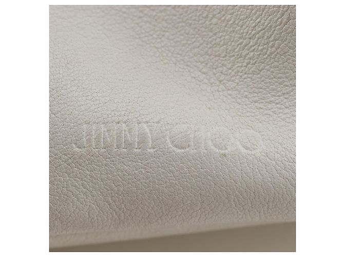 Borsa a mano in pelle bianca Jimmy Choo Bianco - vista 19
