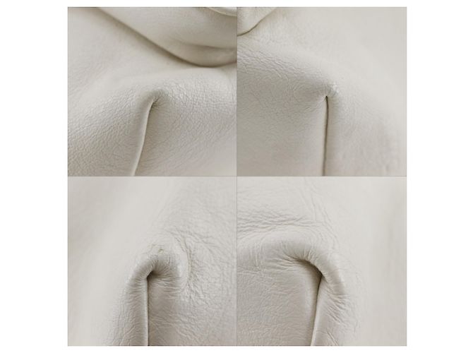 Borsa a mano in pelle bianca Jimmy Choo Bianco - vista 4