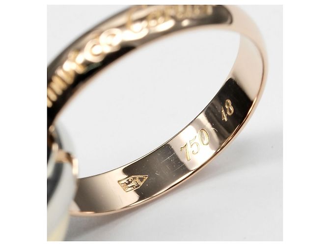 Anello Cartier Trinity in oro rosa bianco e giallo 18K - vista 4