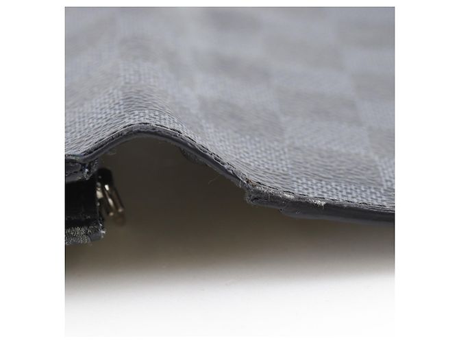 Brazza Carteira longa Louis Vuitton Damier Graphite Preto - vista 15