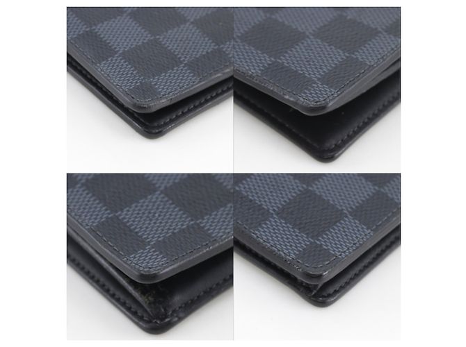 Brazza Carteira longa Louis Vuitton Damier Graphite Preto - vista 6