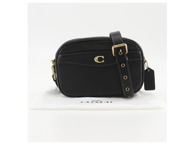 Borsa a tracolla Coach CC386 in pelle nera Nero - vista 18