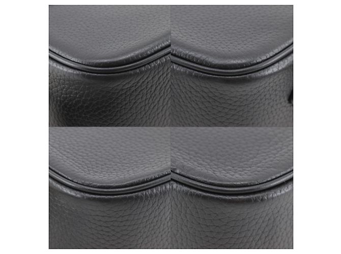 Borsa a tracolla Coach CC386 in pelle nera Nero - vista 4