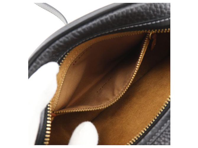 Borsa a tracolla Coach CC386 in pelle nera Nero - vista 6