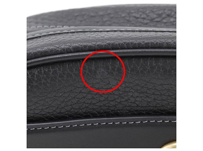 Borsa a tracolla Coach CC386 in pelle nera Nero - vista 9