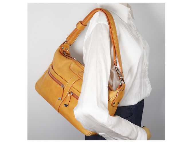 Borsa a tracolla Tod's Miki Arancione - vista 12