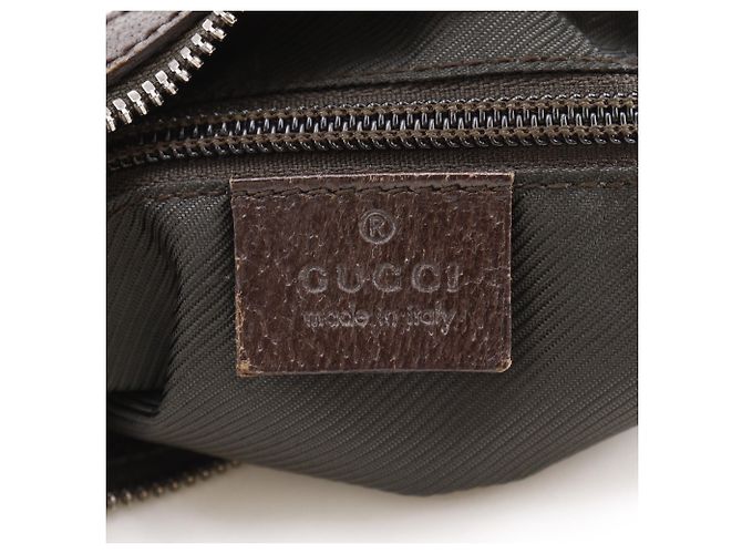 Borsa a tracolla Gucci in tela GG marrone - vista 14