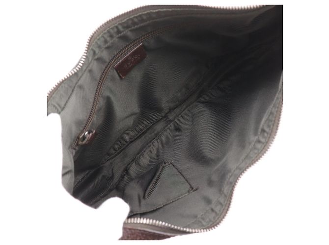 Borsa a tracolla Gucci in tela GG marrone - vista 5
