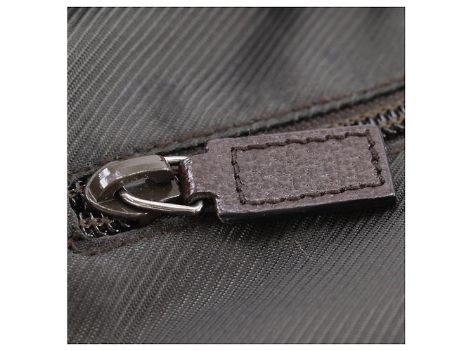 Borsa a tracolla Gucci in tela GG marrone - vista 8