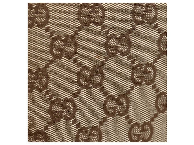 Borsa a tracolla Gucci in tela GG marrone - vista 9