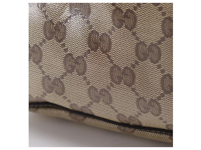 Borsa Tote Gucci GG Crystal Marrone - vista 12