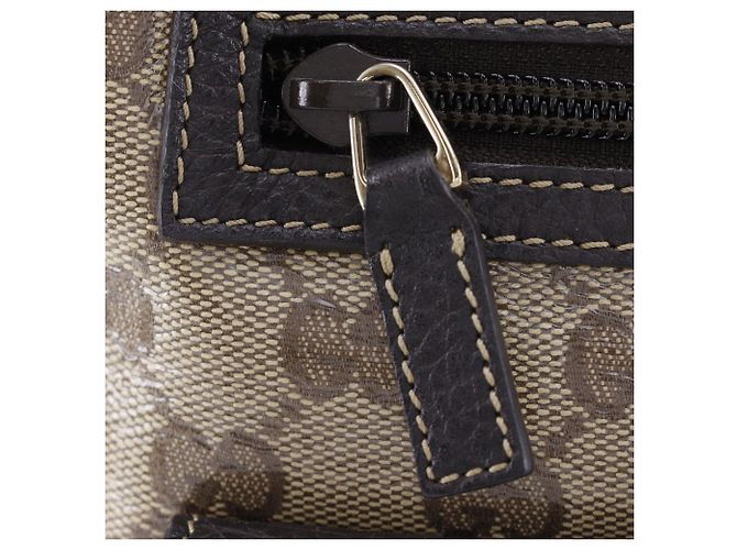 Borsa Tote Gucci GG Crystal Marrone - vista 13