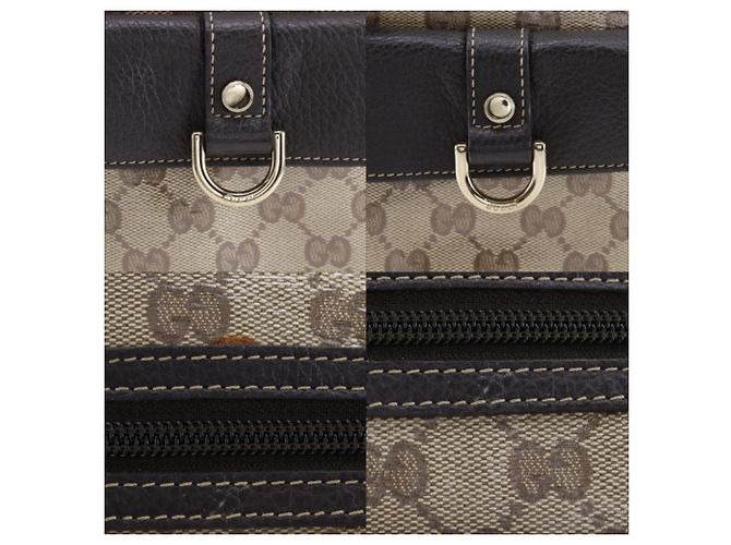 Borsa Tote Gucci GG Crystal Marrone - vista 16