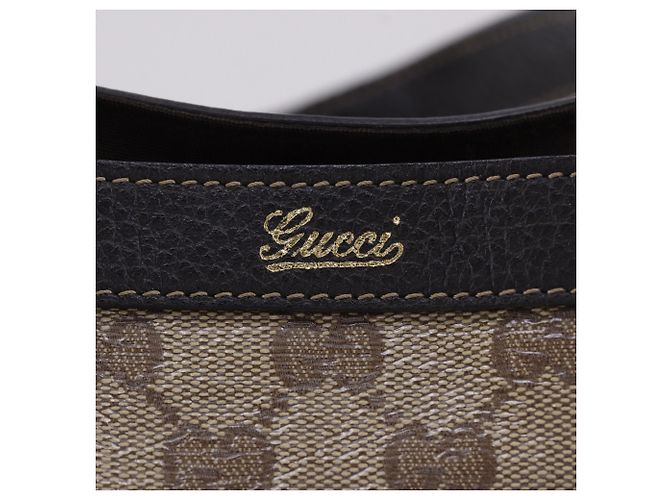 Borsa Tote Gucci GG Crystal Marrone - vista 19