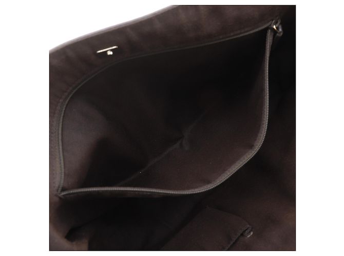 Borsa Tote Gucci GG Crystal Marrone - vista 7