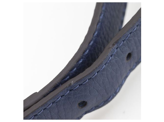 Borsa shopper Gucci Bamboo Shopper Small Blu navy - vista 11