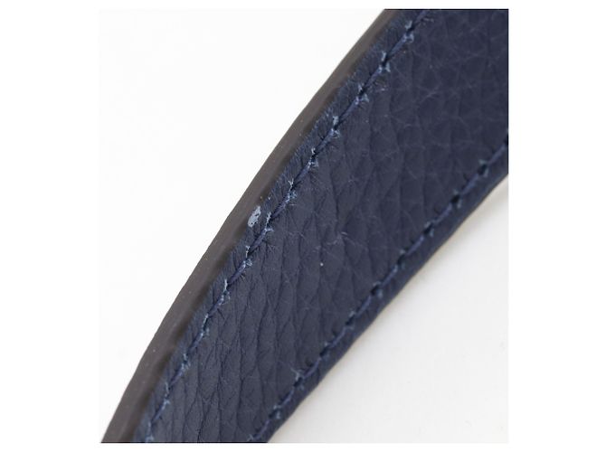 Borsa shopper Gucci Bamboo Shopper Small Blu navy - vista 12