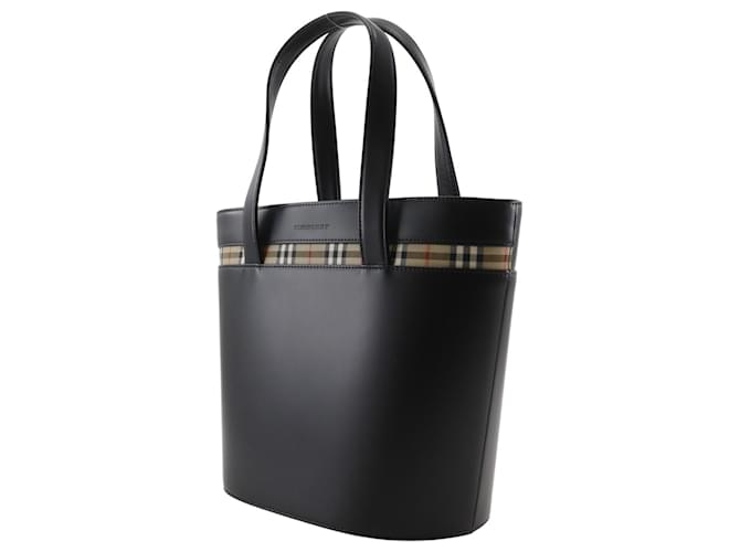Borsa Burberry Nova Check Nero - vista 2