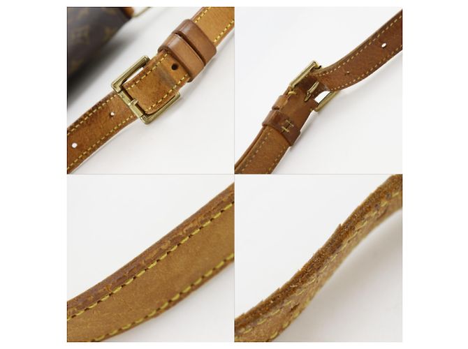 Borsa a tracolla Musette Louis Vuitton Marrone Monogramma - vista 14