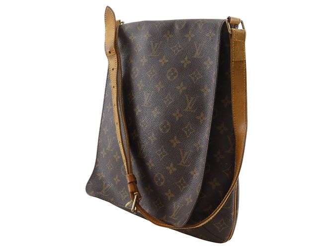Borsa a tracolla Musette Louis Vuitton Marrone Monogramma - vista 2