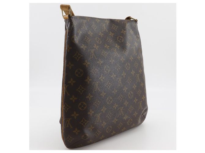 Borsa a tracolla Musette Louis Vuitton Marrone Monogramma - vista 3