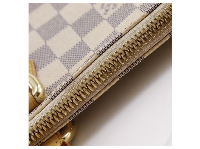 Borsa Tote Louis Vuitton Saleya MM Bianco - vista 13