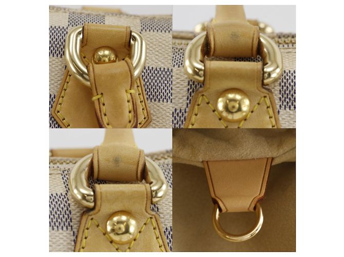 Borsa Tote Louis Vuitton Saleya MM Bianco - vista 16