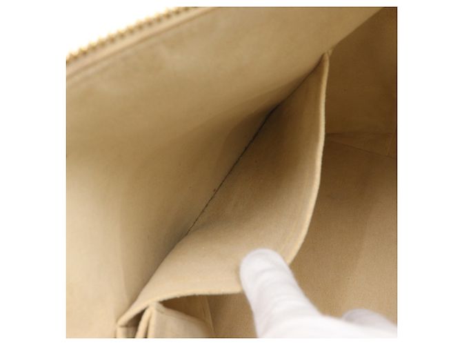 Borsa Tote Louis Vuitton Saleya MM Bianco - vista 7