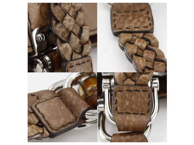 Gucci Bamboo Bar Tragetasche Braun - Ansicht 10